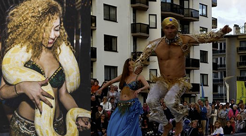 1001 Nacht Thema kleding