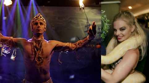 Oosters feest muzikanten