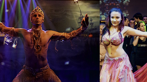 Oosters waarzegster met een eigen caravan