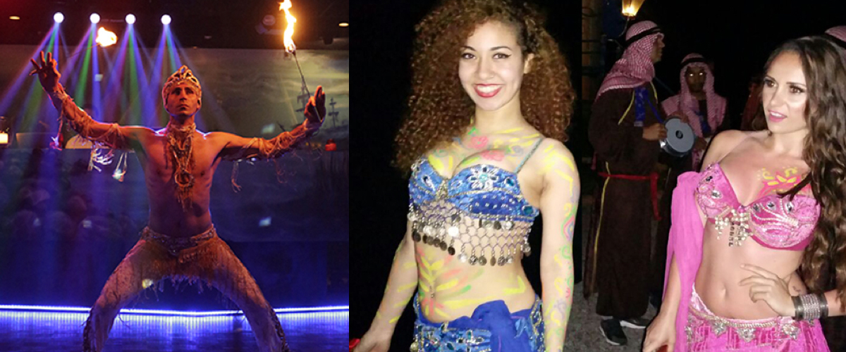 Eenmalig optreden van een buikdanseres