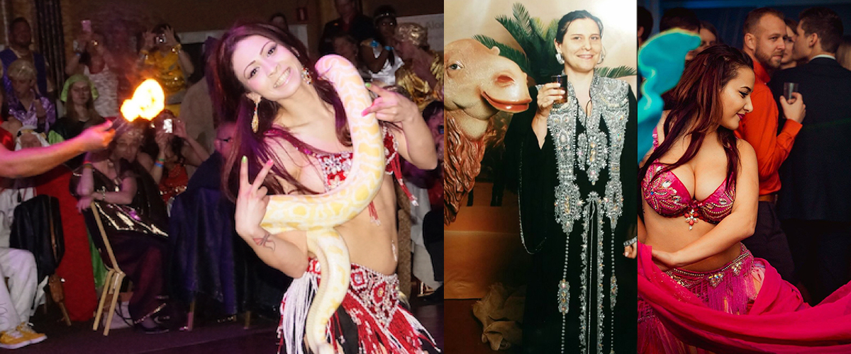 Oosters waarzegster met een eigen caravan