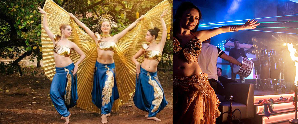 Oosterse buikdanseressen